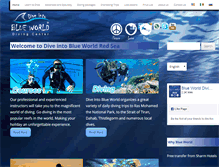 Tablet Screenshot of blueworld-redsea.com
